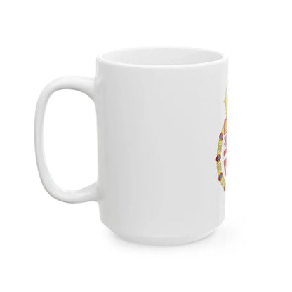 Royal Coat of Arms of Spain (1580-1668) - White Coffee Mug - Go Mug Yourself