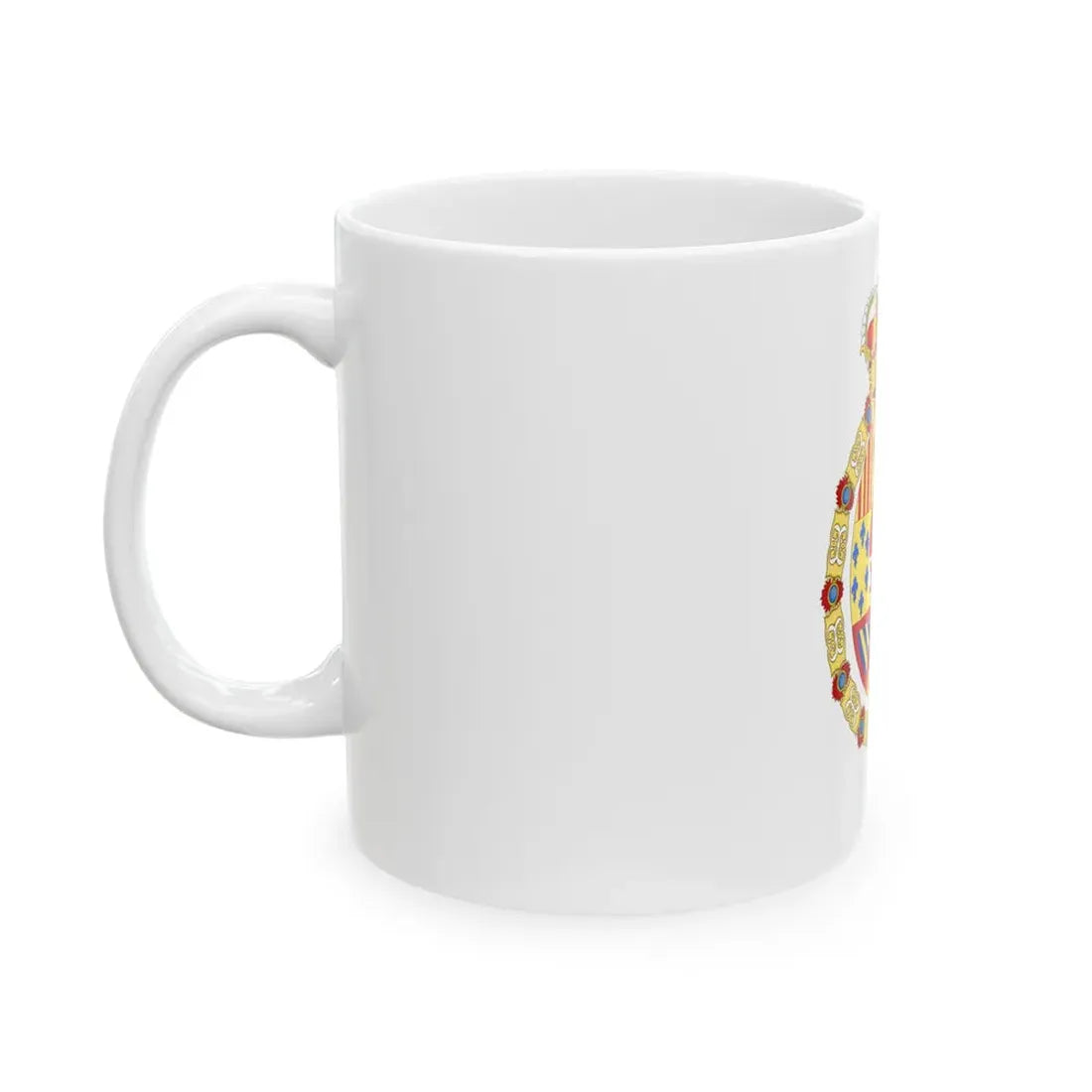 Royal Coat of Arms of Spain (1761-1868 and 1874-1931) - White Coffee Mug - Go Mug Yourself