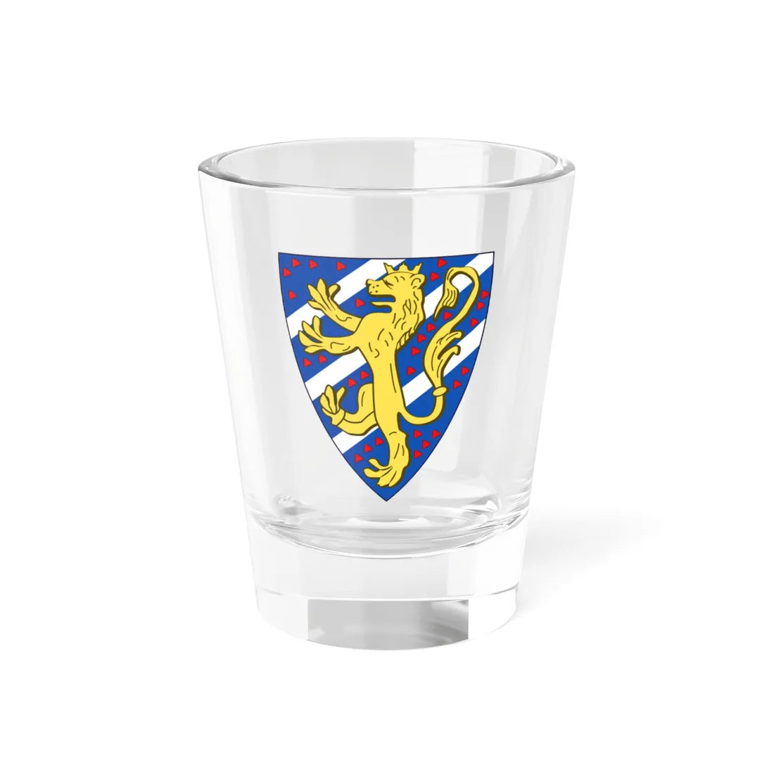 Royal coat of arms of Sweden 14th Century (Sweden) (Coat of Arms) Shot Glass 1.5oz 1.5oz - Go Mug Yourself