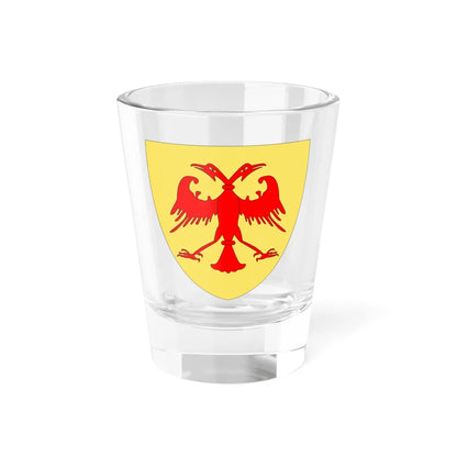 Royal coat of arms of the king of Serbia by Nemanjić dynasty (Serbia) (Coat of Arms) Shot Glass 1.5oz 1.5oz - Go Mug Yourself