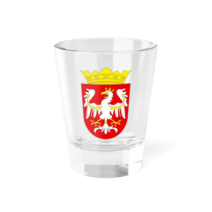 Royal coat of arms of the Kingdom of Poland (Poland) (Coat of Arms) Shot Glass 1.5oz 1.5oz - Go Mug Yourself