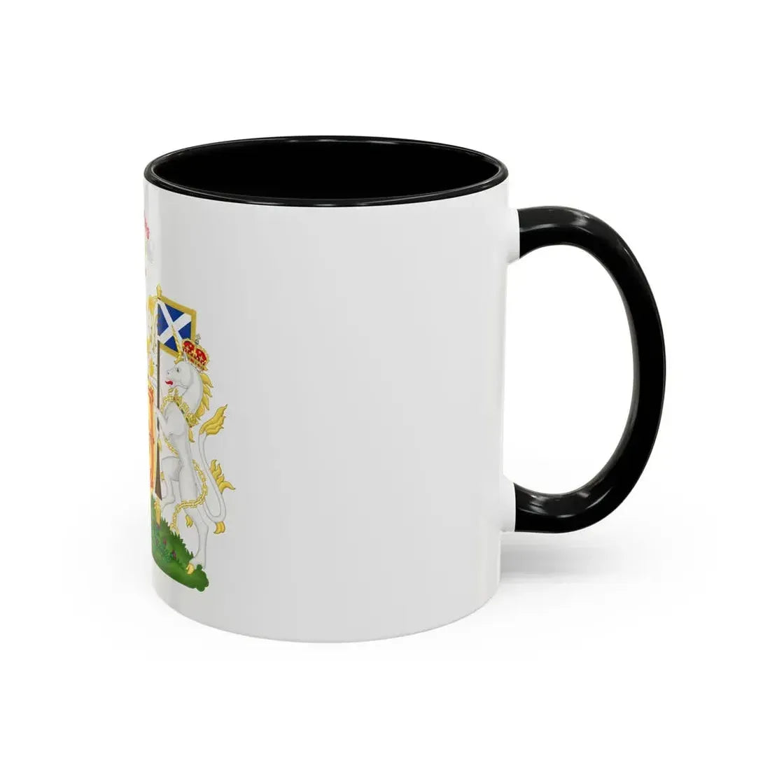Royal Coat of Arms of the Kingdom of Scotland - Accent Coffee Mug - Go Mug Yourself