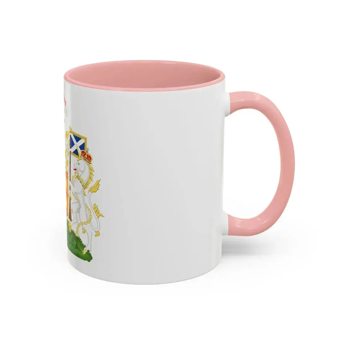 Royal Coat of Arms of the Kingdom of Scotland - Accent Coffee Mug - Go Mug Yourself