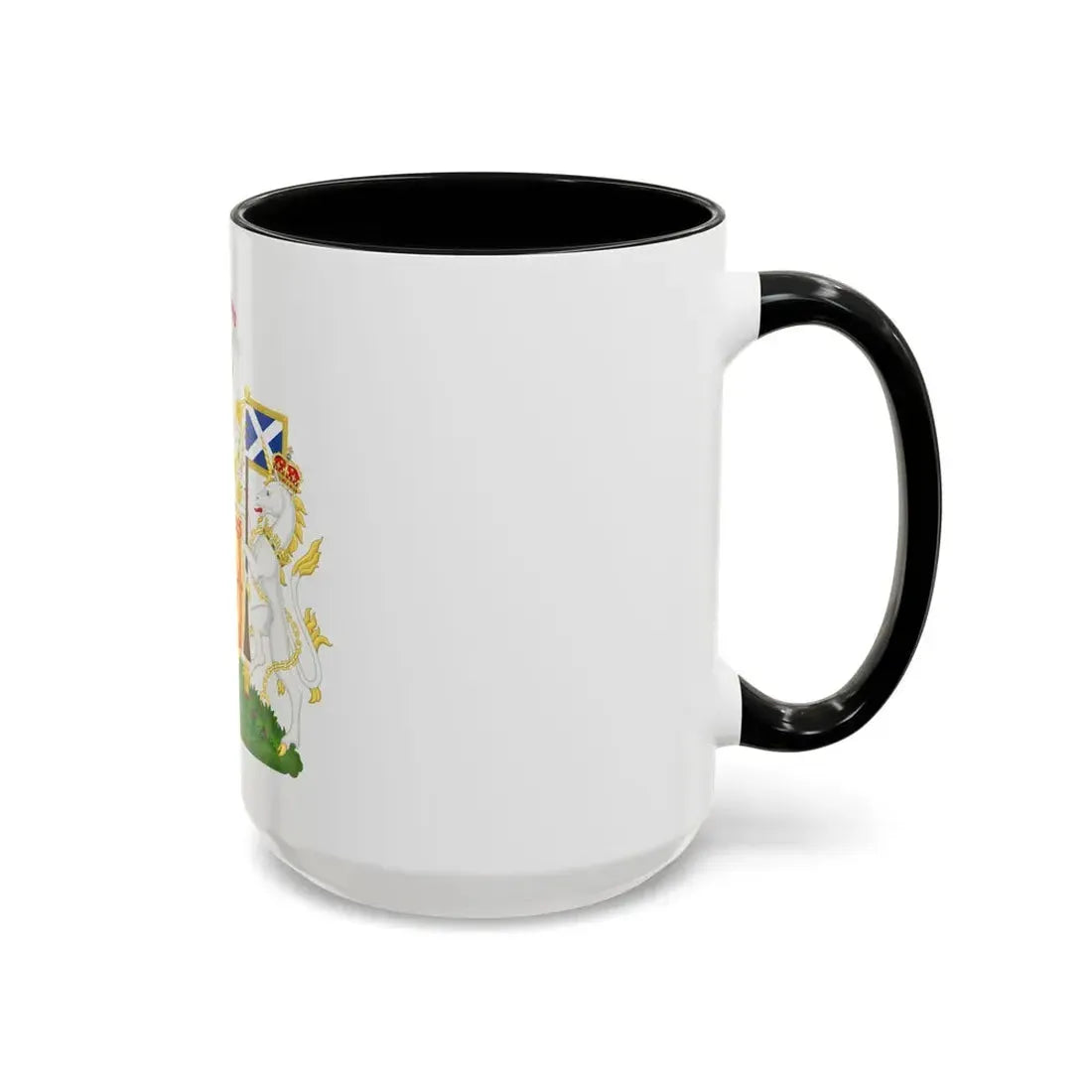 Royal Coat of Arms of the Kingdom of Scotland - Accent Coffee Mug - Go Mug Yourself