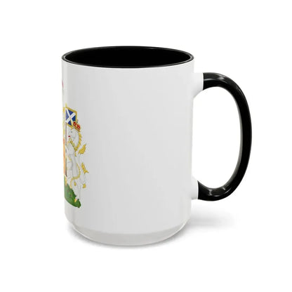 Royal Coat of Arms of the Kingdom of Scotland - Accent Coffee Mug - Go Mug Yourself