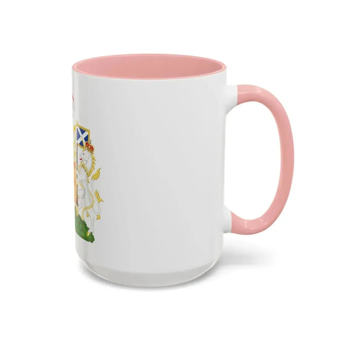 Royal Coat of Arms of the Kingdom of Scotland - Accent Coffee Mug - Go Mug Yourself