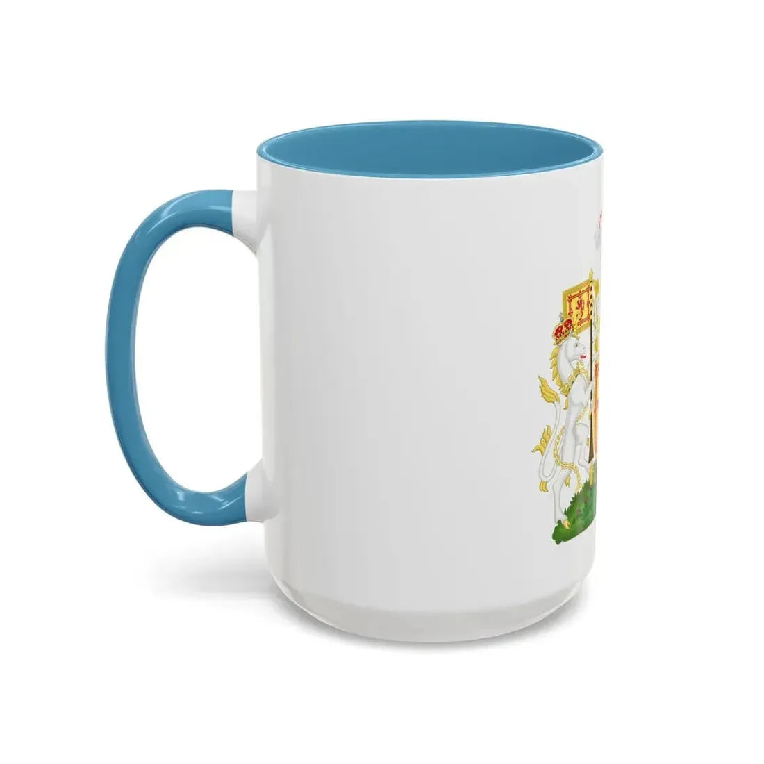 Royal Coat of Arms of the Kingdom of Scotland - Accent Coffee Mug - Go Mug Yourself