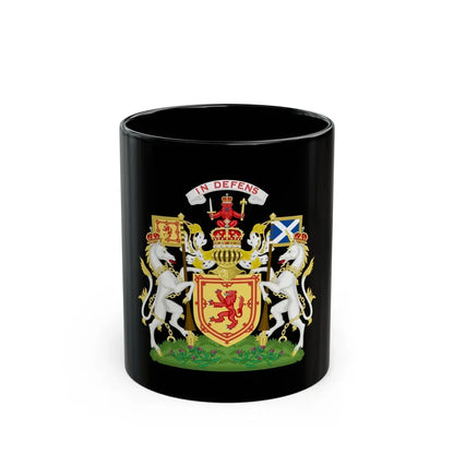 Royal Coat of Arms of the Kingdom of Scotland - Black Coffee Mug 11oz - Go Mug Yourself