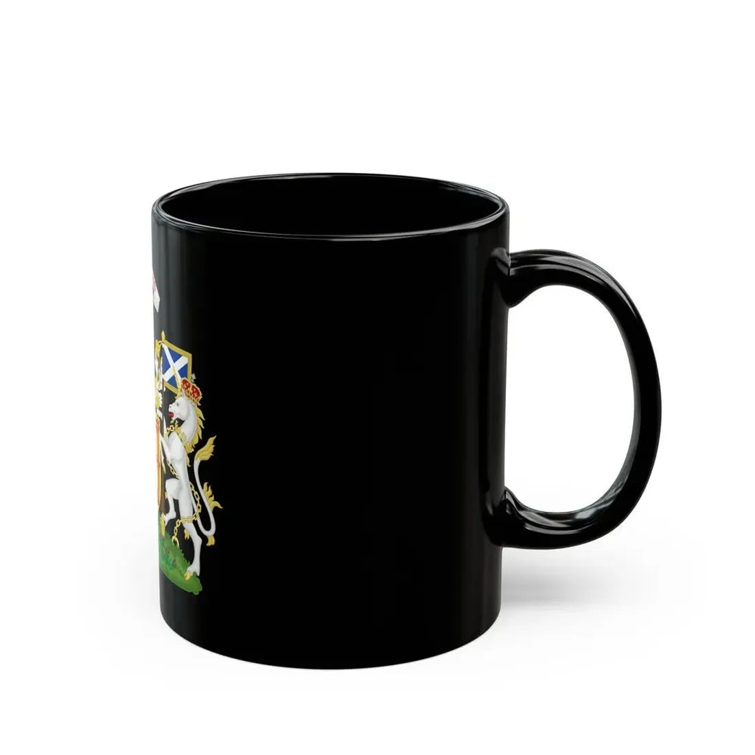 Royal Coat of Arms of the Kingdom of Scotland - Black Coffee Mug - Go Mug Yourself