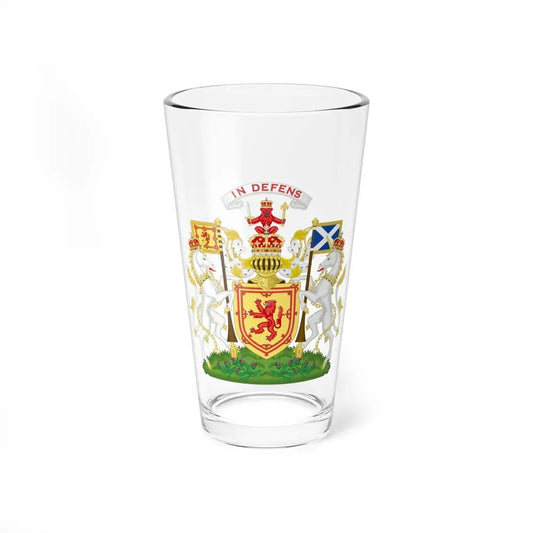 Royal Coat of Arms of the Kingdom of Scotland - Pint Glass 16oz 16oz - Go Mug Yourself