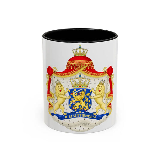 Royal coat of arms of the Netherlands (1815-1907) - Accent Coffee Mug 11oz Black - Go Mug Yourself