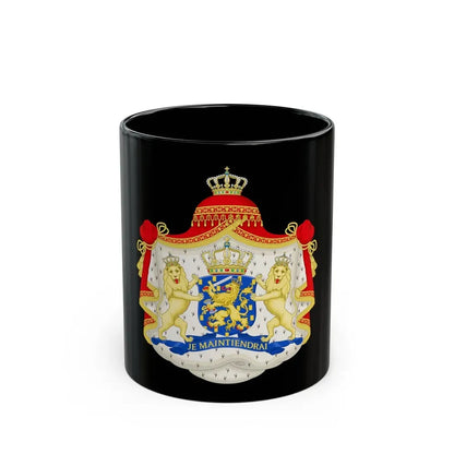 Royal coat of arms of the Netherlands (1815-1907) - Black Coffee Mug 11oz - Go Mug Yourself