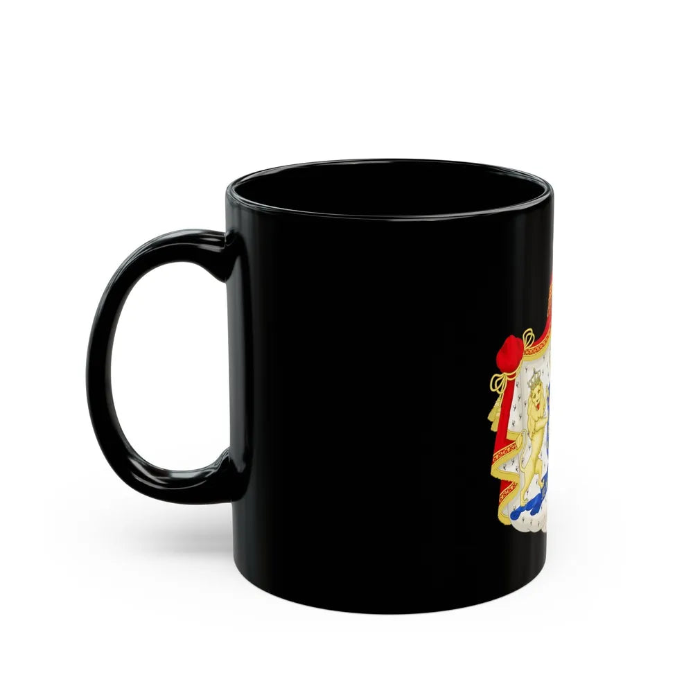 Royal coat of arms of the Netherlands (1815-1907) - Black Coffee Mug-Go Mug Yourself