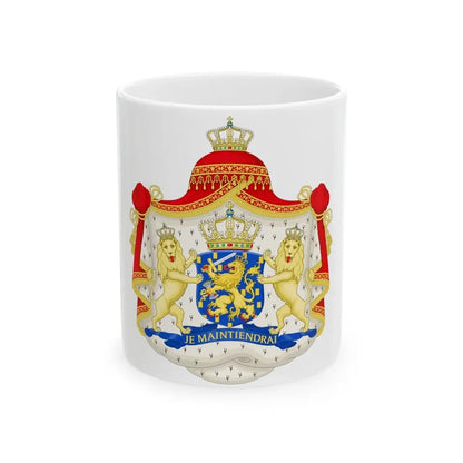 Royal coat of arms of the Netherlands (1815-1907) - White Coffee Mug 11oz - Go Mug Yourself