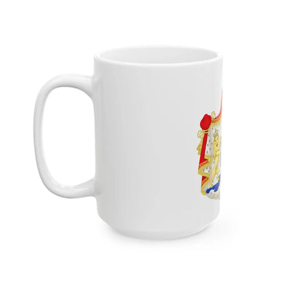 Royal coat of arms of the Netherlands (1815-1907) - White Coffee Mug-Go Mug Yourself