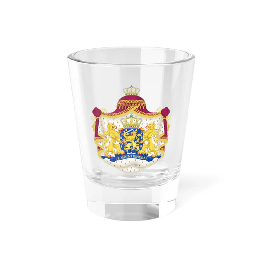 Royal coat of arms of the Netherlands (Netherlands) (Coat of Arms) Shot Glass 1.5oz 1.5oz - Go Mug Yourself