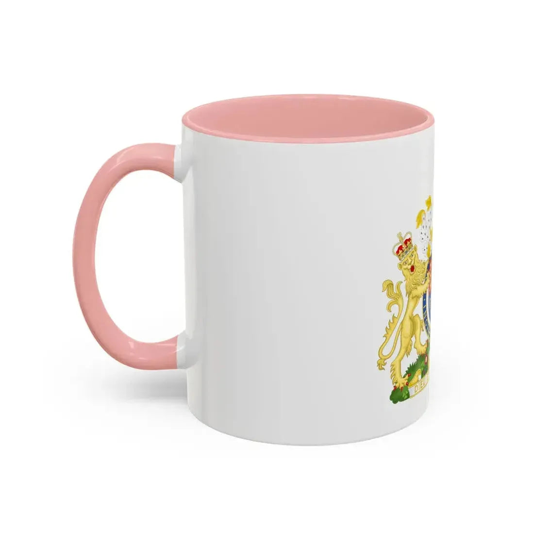 Royal Coat of Arms of the United Kingdom (1952-2022) - Accent Coffee Mug - Go Mug Yourself
