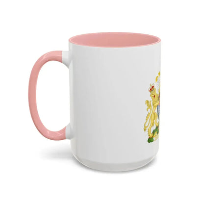 Royal Coat of Arms of the United Kingdom (1952-2022) - Accent Coffee Mug - Go Mug Yourself
