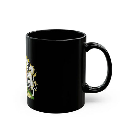 Royal Coat of Arms of the United Kingdom (1952-2022) - Black Coffee Mug - Go Mug Yourself