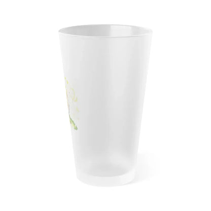 Royal Coat of Arms of the United Kingdom (1952-2022) - Frosted Pint Glass 16oz - Go Mug Yourself