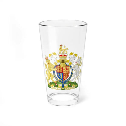 Royal Coat of Arms of the United Kingdom (1952-2022) - Pint Glass 16oz 16oz - Go Mug Yourself