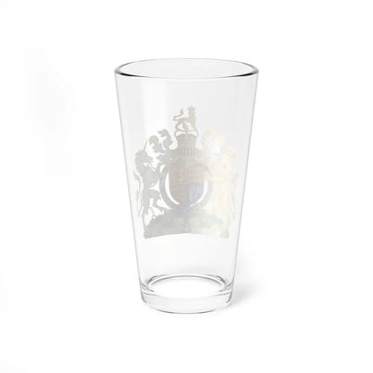 Royal Coat of Arms of the United Kingdom (1952-2022) - Pint Glass 16oz-Go Mug Yourself