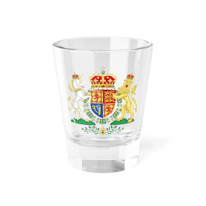 Royal Coat of Arms of the United Kingdom Government in Scotland (United Kingdom) (Coat of Arms) Shot Glass 1.5oz 1.5oz - Go Mug Yourself