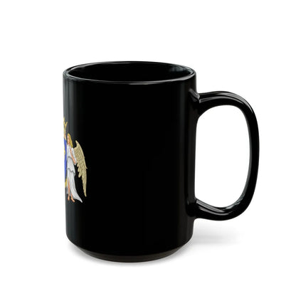 Royal Coat of Arms of Valois France - Black Coffee Mug-Go Mug Yourself