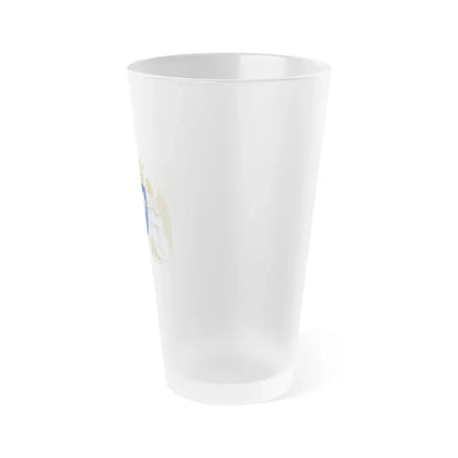 Royal Coat of Arms of Valois France - Frosted Pint Glass 16oz - Go Mug Yourself