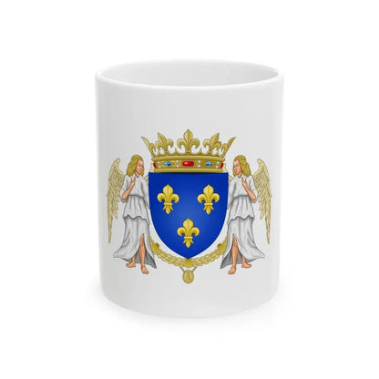 Royal Coat of Arms of Valois France - White Coffee Mug 11oz - Go Mug Yourself