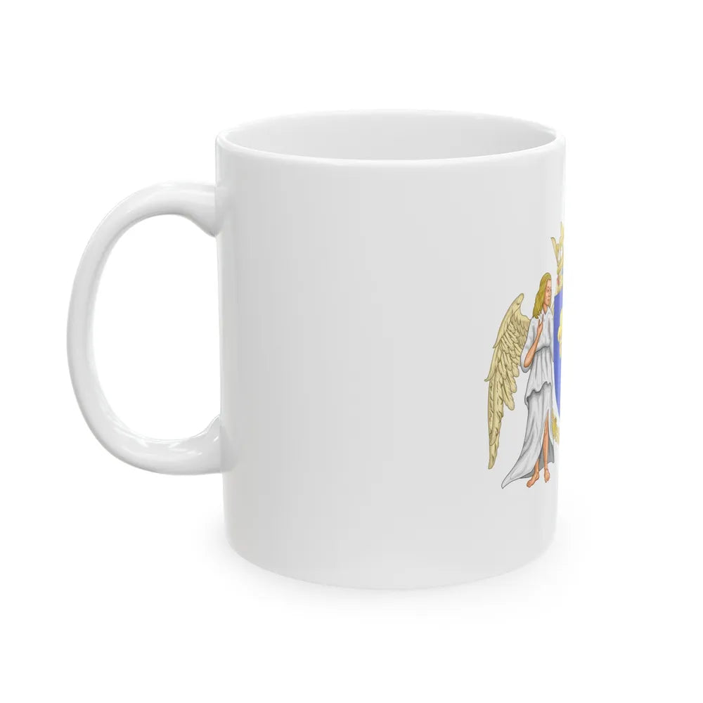 Royal Coat of Arms of Valois France - White Coffee Mug-Go Mug Yourself