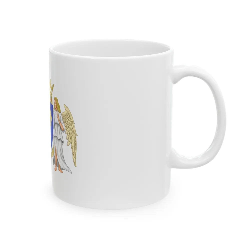 Royal Coat of Arms of Valois France - White Coffee Mug-Go Mug Yourself