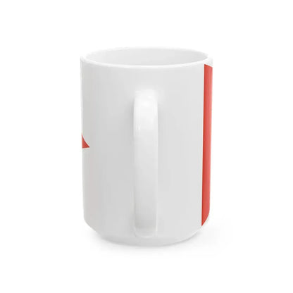 Royal Cork Yacht Club Burgee (Ireland) White Coffee Mug - Go Mug Yourself