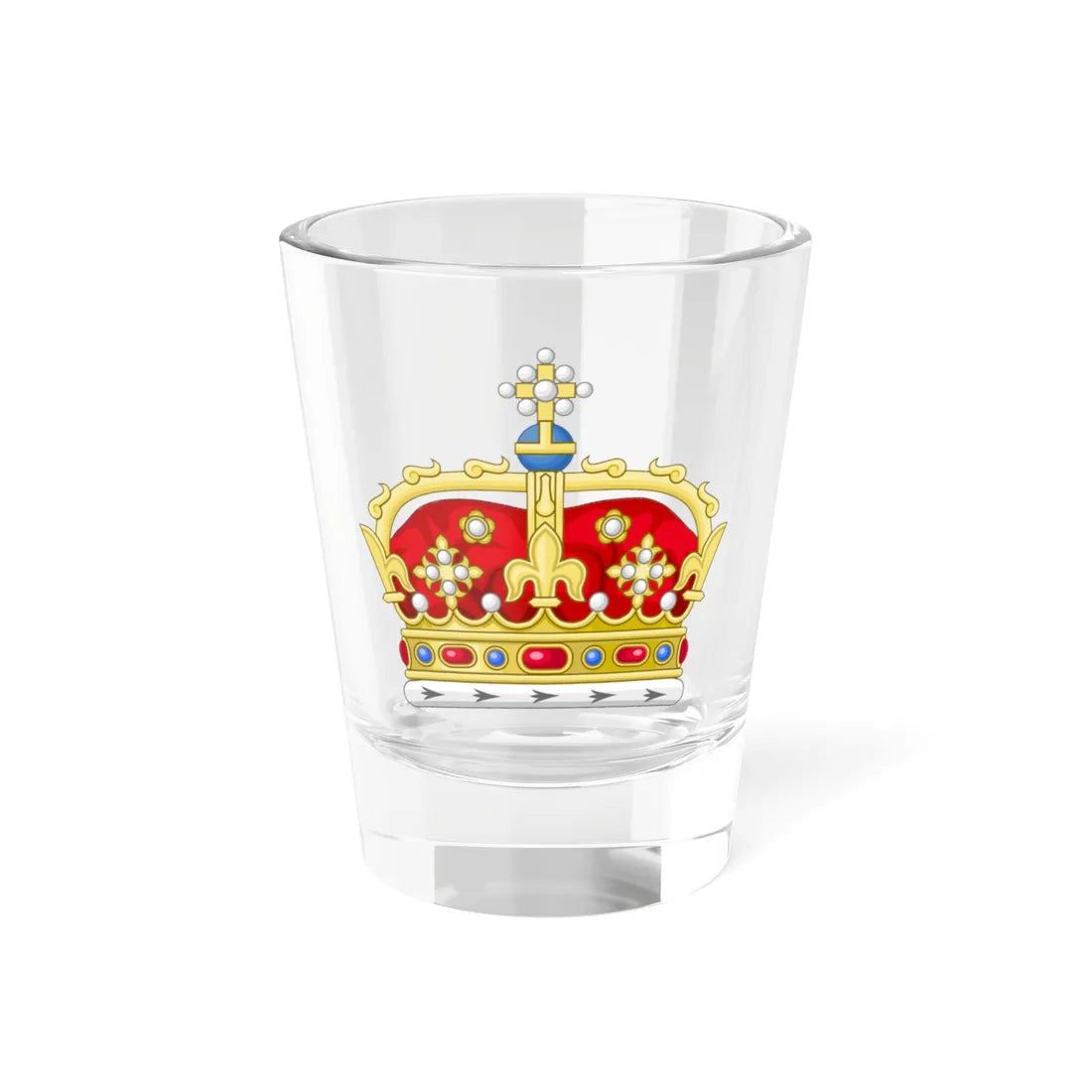 Royal Crown of Scotland Heraldry (United Kingdom) (Coat of Arms) Shot Glass 1.5oz 1.5oz - Go Mug Yourself