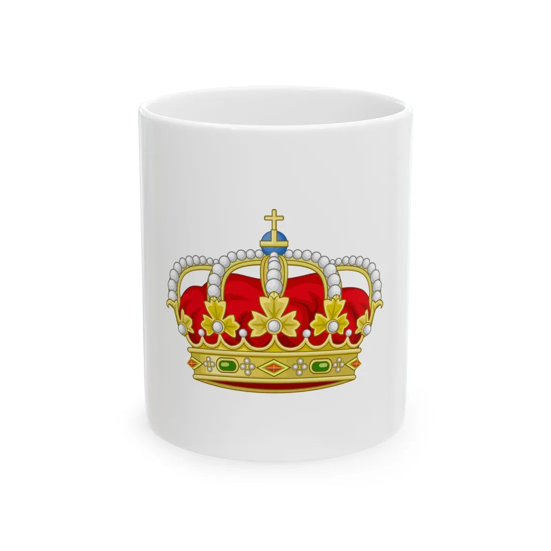 Royal Crown of Spain - White Coffee Mug 11oz - Go Mug Yourself