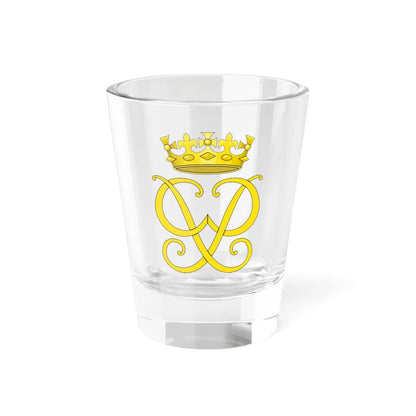 Royal Cypher of Prince Philip Duke of Edinburgh (United Kingdom) (Coat of Arms) Shot Glass 1.5oz - Go Mug Yourself