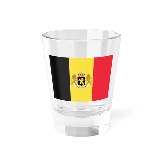 Royal ensign of Belgium 1858 (Belgium) Shot Glass 1.5oz 1.5oz - Go Mug Yourself