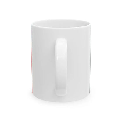 Royal ensign of Belgium 1858 (Belgium) White Coffee Mug - Go Mug Yourself