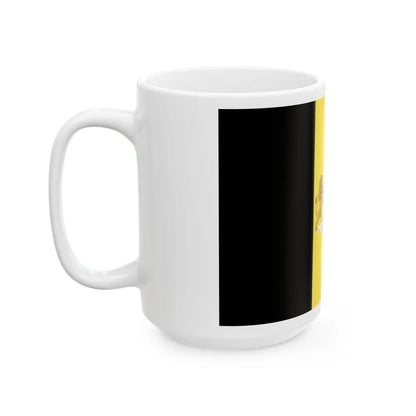 Royal ensign of Belgium 1858 (Belgium) White Coffee Mug - Go Mug Yourself