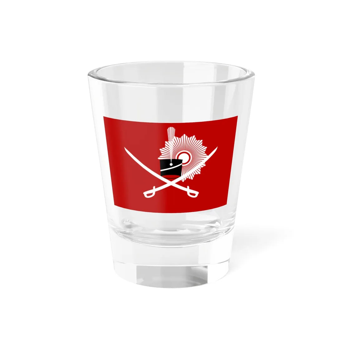 Royal flag of Amanullah Khan (Afghanistan) Shot Glass 1.5oz 1.5oz - Go Mug Yourself