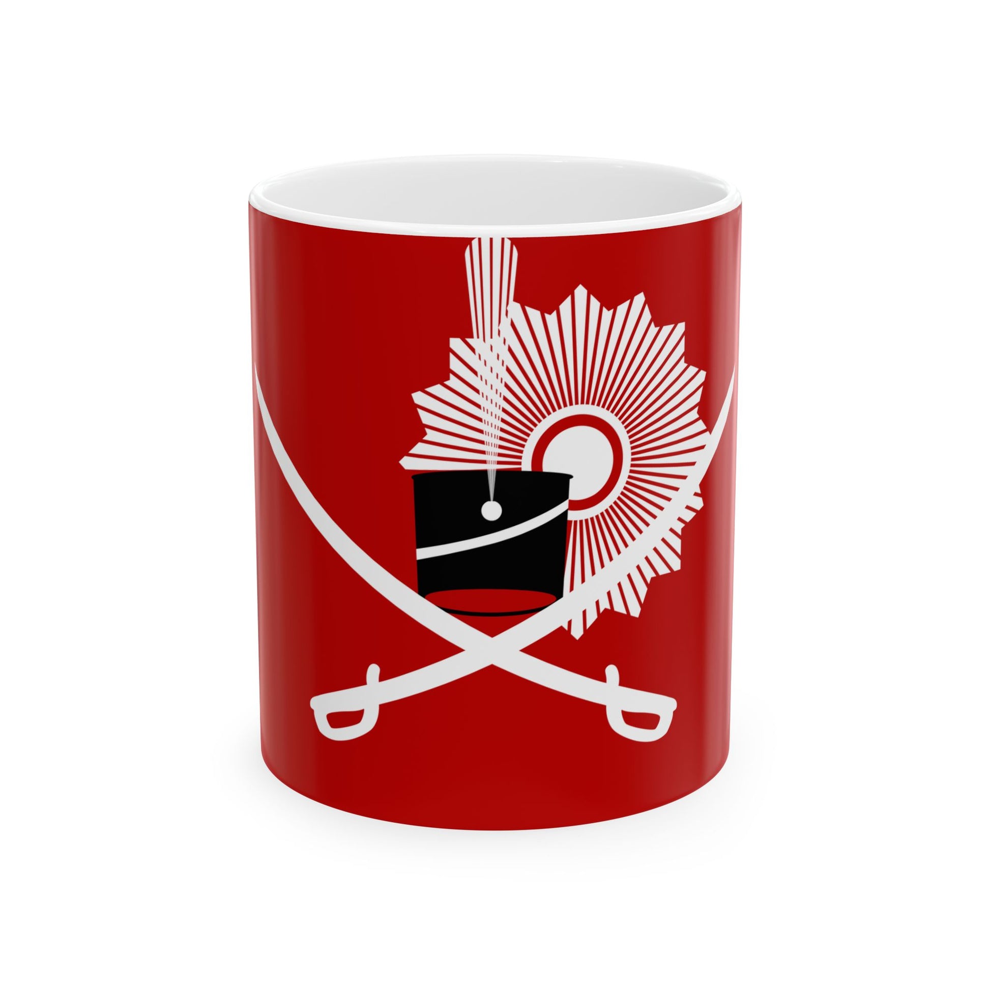 Royal flag of Amanullah Khan (Afghanistan) White Coffee Mug-11oz-Go Mug Yourself