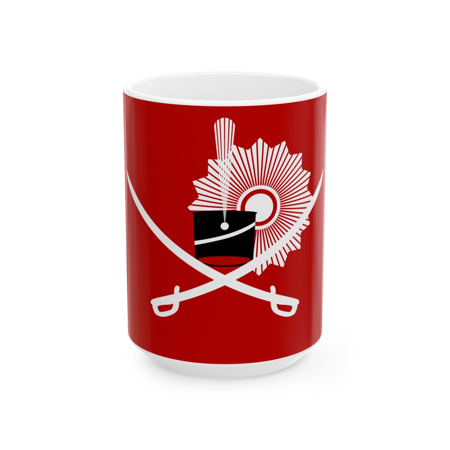 Royal flag of Amanullah Khan (Afghanistan) White Coffee Mug-15oz-Go Mug Yourself