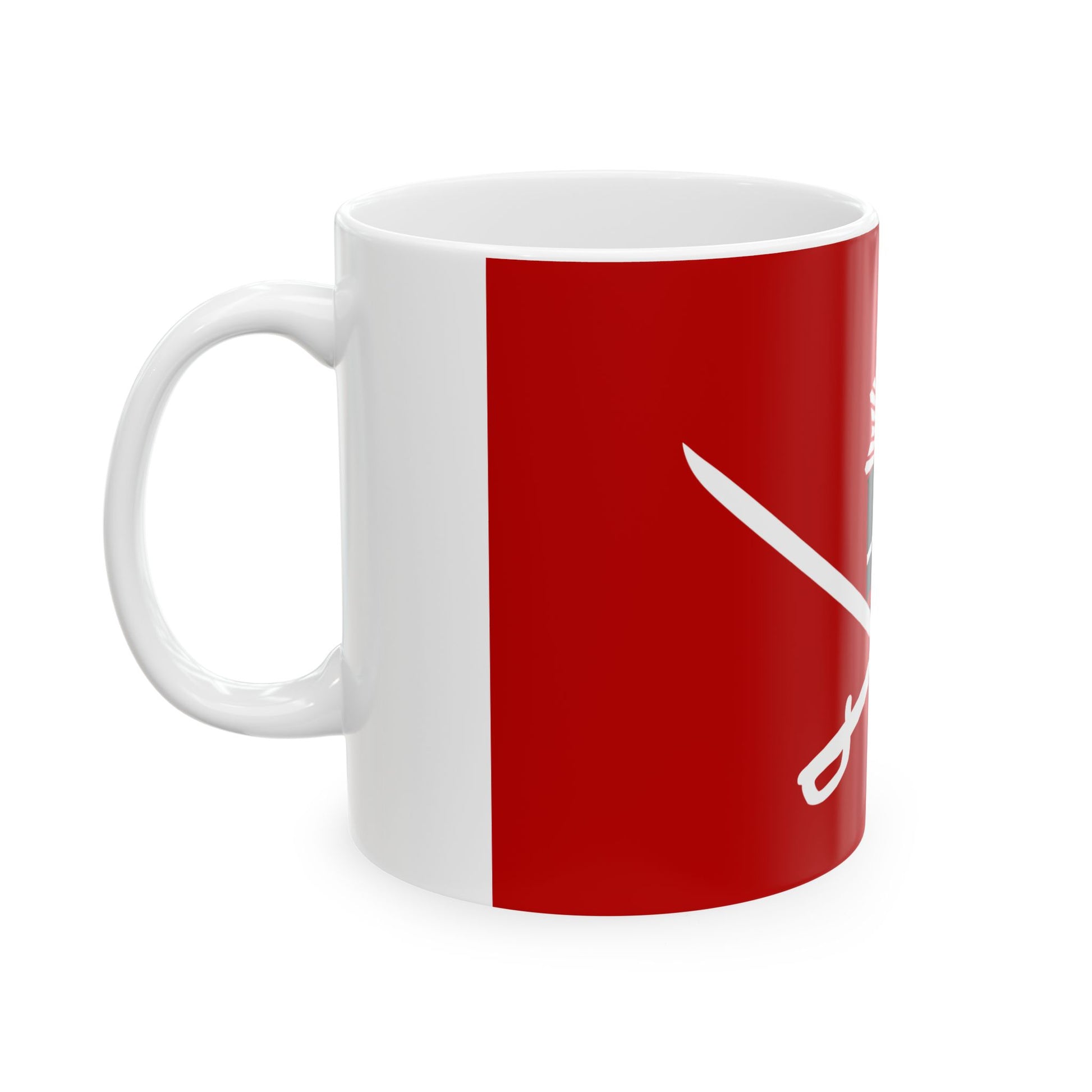 Royal flag of Amanullah Khan (Afghanistan) White Coffee Mug-Go Mug Yourself