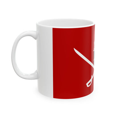 Royal flag of Amanullah Khan (Afghanistan) White Coffee Mug-Go Mug Yourself