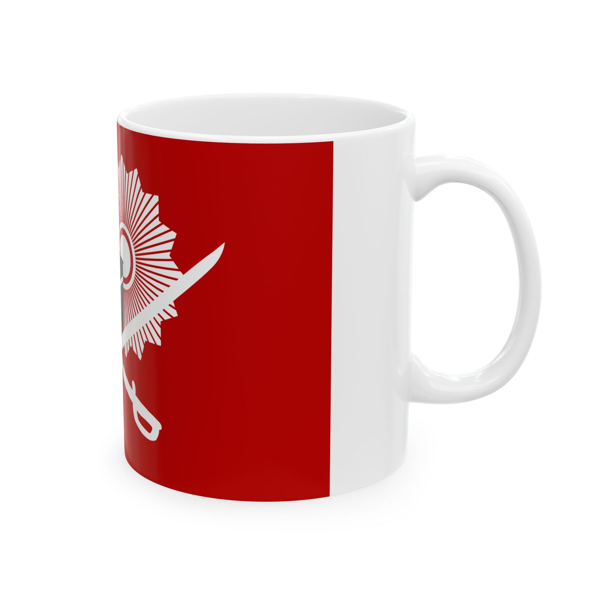 Royal flag of Amanullah Khan (Afghanistan) White Coffee Mug-Go Mug Yourself