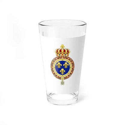 Royal flag of France during the Bourbon Restoration (France) Pint Glass 16oz 16oz - Go Mug Yourself