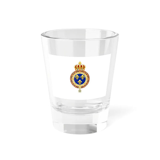 Royal flag of France during the Bourbon Restoration (France) Shot Glass 1.5oz 1.5oz - Go Mug Yourself