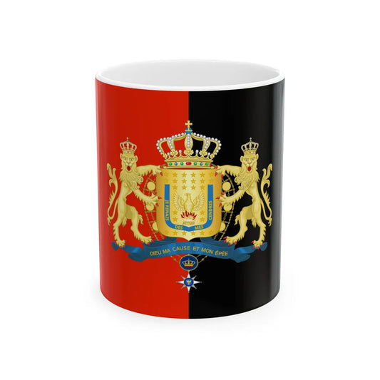 Royal Flag of Haiti 1811-1814 (Haiti) White Coffee Mug 11oz - Go Mug Yourself