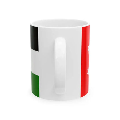 Royal Flag of Iraq 1924-1959 (Iraq) White Coffee Mug - Go Mug Yourself