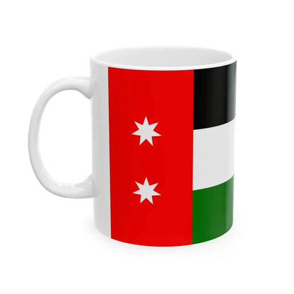 Royal Flag of Iraq 1924-1959 (Iraq) White Coffee Mug - Go Mug Yourself